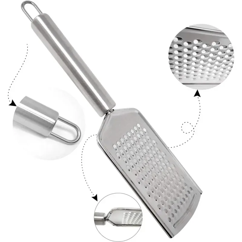 Micro Blade Kaasrasp Wortel Gember Rasp Met Roestvrij Stalen Handvat Nootmuskaat Citroen Zester Groente Raspen PY0029