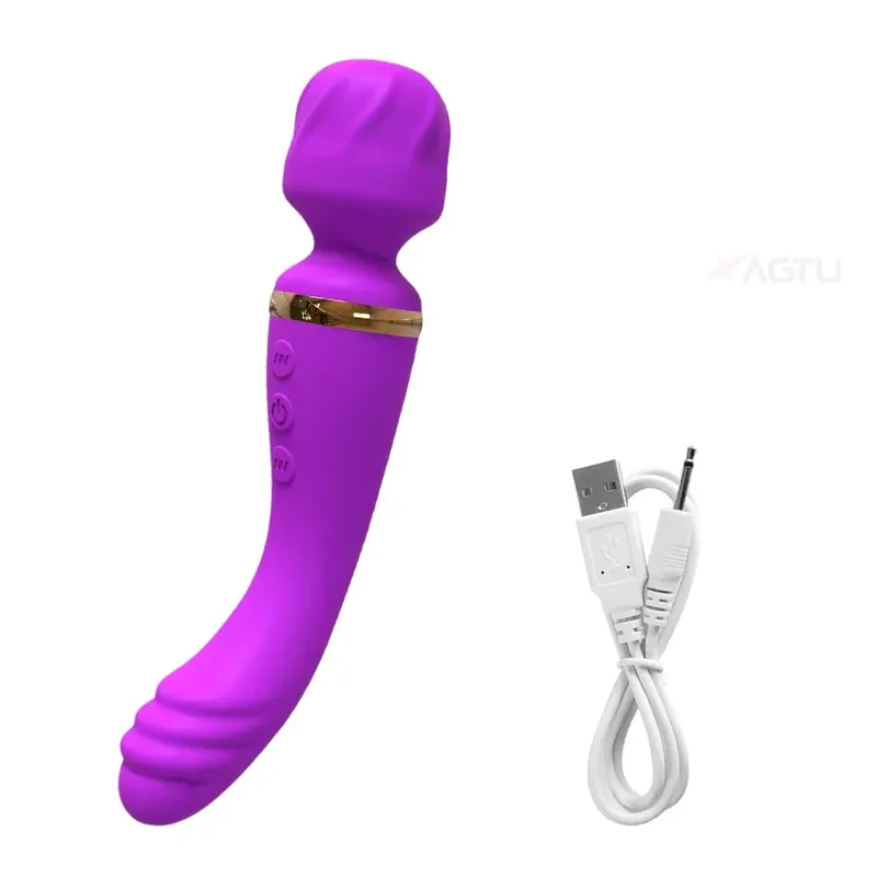 Ισχυρός δονητής AV για γυναίκες Θηλή G spot Clitoris Stimulator Magic-Wand Dildo Γυναικείο Αυνανισμός Παιχνίδια σεξ ενηλίκων Γρήγορος οργασμός