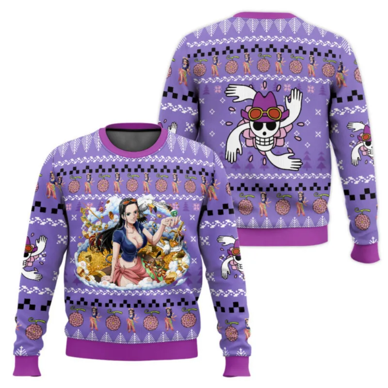 Fantasi gergaji mesin Natal Karnaval Sweter Uniseks Sweter Santa Klaus Sweter 3D Pakaian Premium Musim Gugur dan Musim Dingin