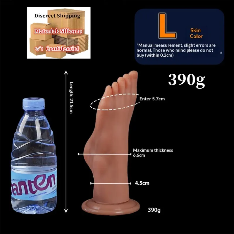 Huge Feet Style Anal Plug Big Silicone Ass ButtPlug Deep Masturbator Dildo Dilator Stimulator Anal Dildo Adult Sex Toy For Women