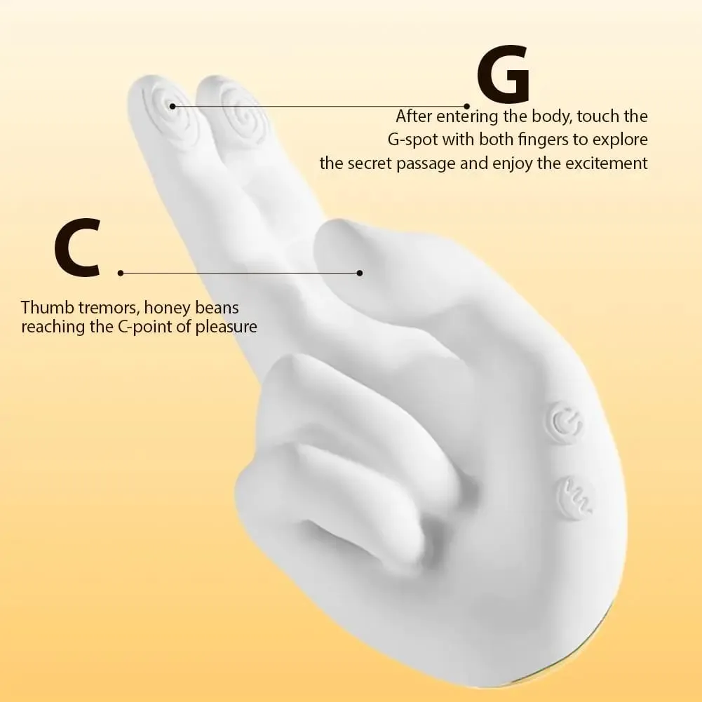 G-spot Vibrator Vagina Massager Wholesale Realistic Finger Flapping Clit Stimulator Heating Flexible Hands Sex Toy for Women 18+