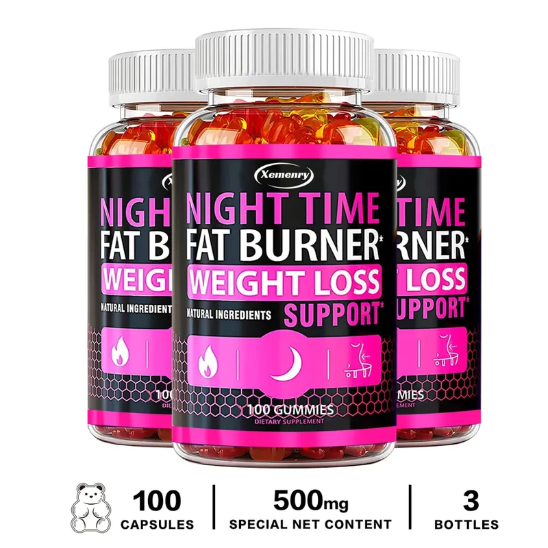 Nighttime Fat Burning Gummies - Fat Burning Metabolism Boosting Healthy Weight Management — image 11