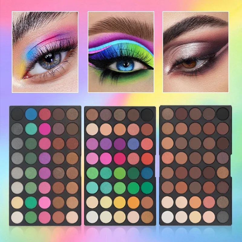 Παλέτα σκιών ματιών 120 χρωμάτων All-in-One Ματ & Shimmer Κιτ μακιγιάζ μακράς διάρκειας Καλλυντικό δώρο υψηλής χρωστικής