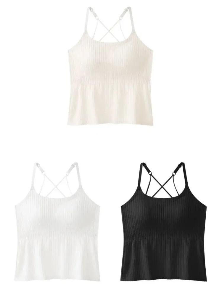 Καλοκαιρινό σουτιέν Μαύρος κορσές Active Big Size Bralette Αντι Χαλαρωμένο Σουτιέν Γιλέκο Θέμα Καμισόλα&tanks Traf Γυναικεία Ρούχα Top Traf Zara — image 10