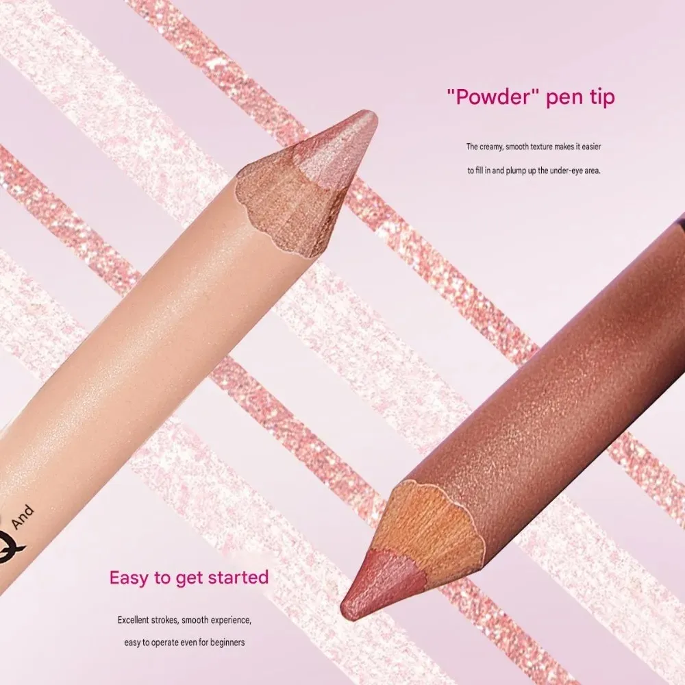 1/2/4 τεμ. Shimmer Aegyo Sal Eye Liner Μολύβι Under-Eye Highlighter Glitter Pink Eyeshadow Nude Champagne Eye Contour Makeup — image 7