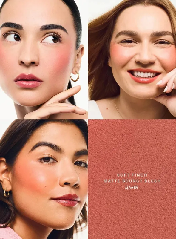 Rare Beauty Liquid Blush Natural Glow αναμειγνύεται εύκολα ενώ το Velvet Blush Stick αδιάβροχο, ανθεκτικό στον ιδρώτα, ελαφρύ μακρύ μακιγιάζ