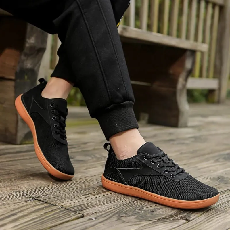 Men's and Women Wide Barefoot Shoes New 2025 Large Size 36-47 Outdoor Gym Training Slow Running Walking Leisure Sports Shoes — image 2