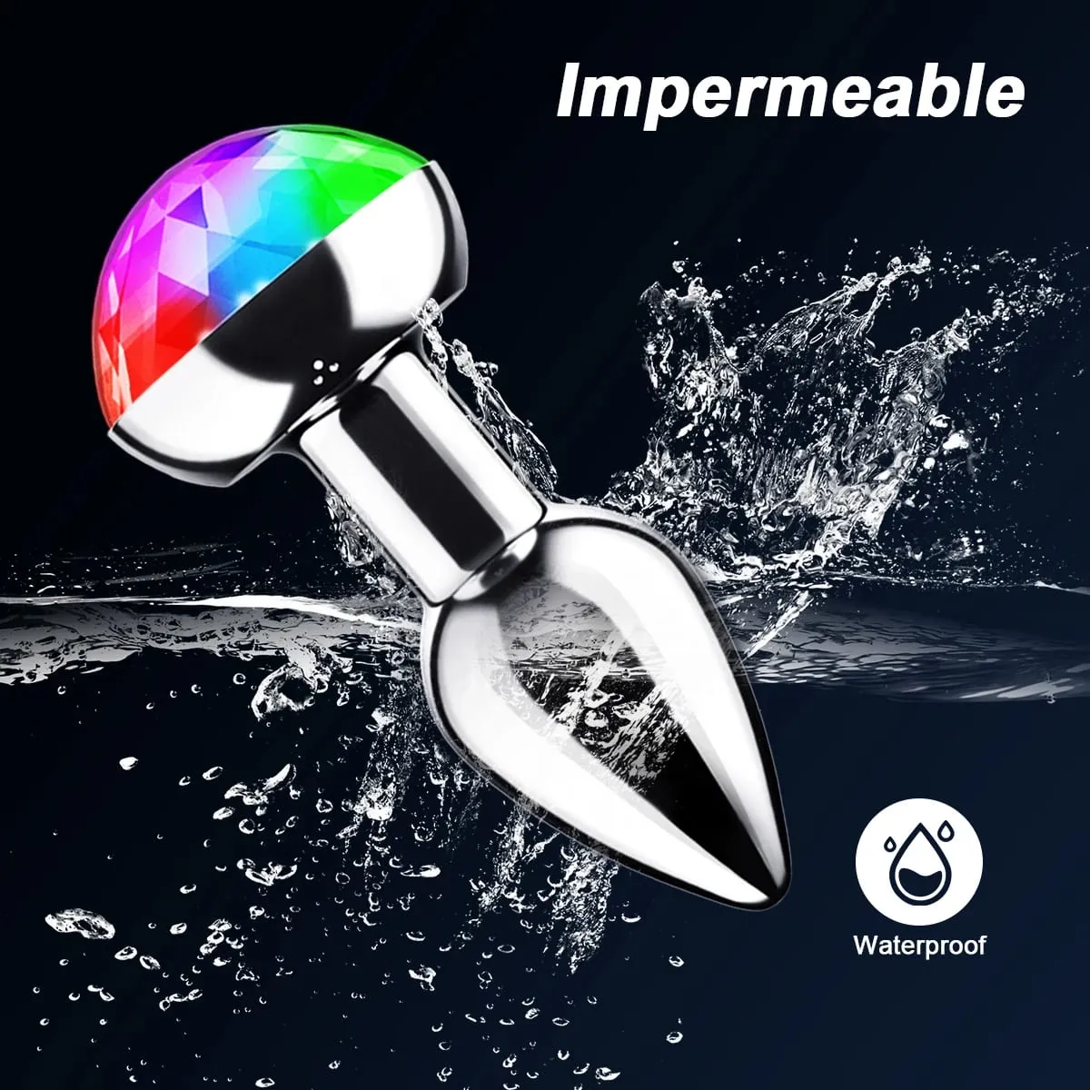 Voice Control Anal Plug Vibrator APP Wireless Control Female Vagina Masturbator Butt Plug LED Colorful Light Sex Toys for Women