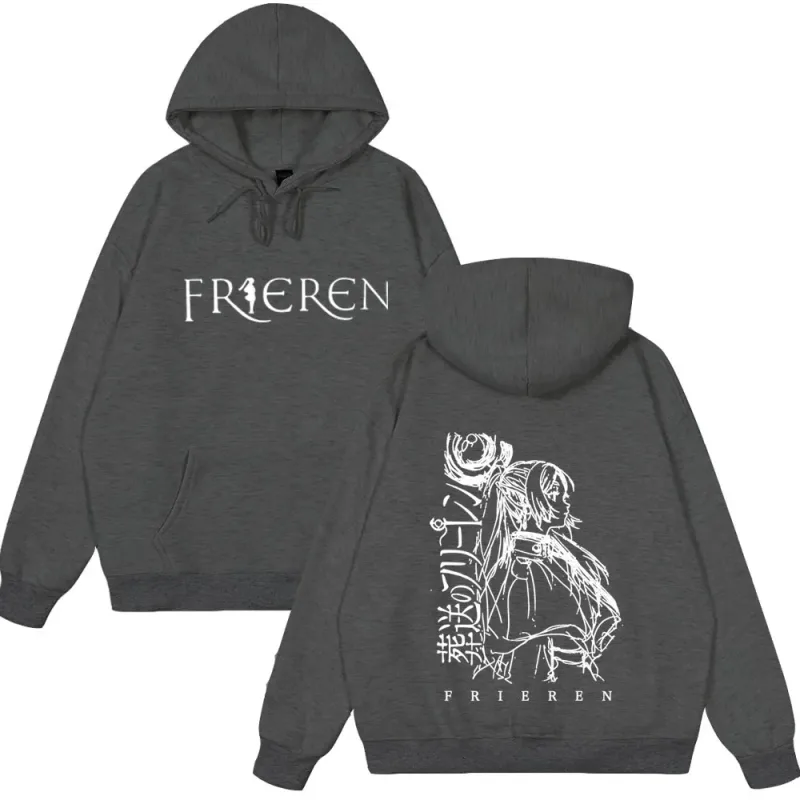 Anime Frieren: au-delà de la fin du voyage sweat à capuche pour hommes femmes vêtements mode polaire sweats hiver mode drôle Style vêtements