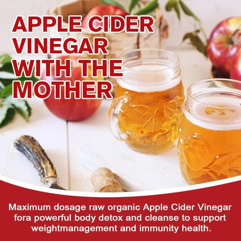 Apple Cider Vinegar Capsules 1600mg Supports Digestion Natural Cleansing Weight Management Immune Health & Metabolic Balance — image 5