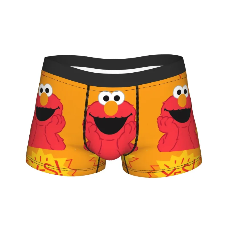 S-Sesames Streets Tango Elmo & Grover Underwear Men Shorts Briefs Funny Boxershorts Quality Customs Oversize Panties — image 26