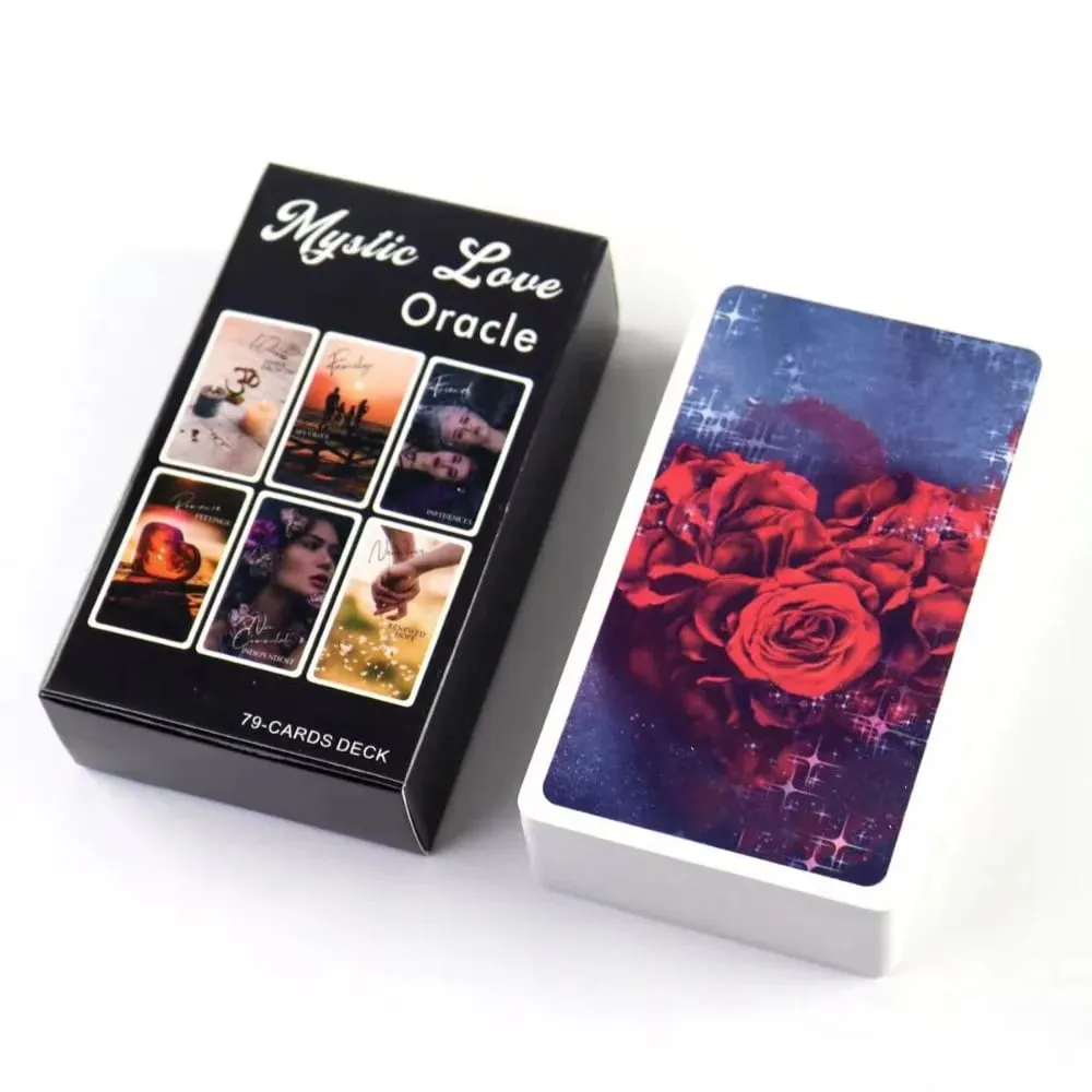10,3*6cm Mystic Love Oracle Deck 79 τμχ Κάρτες LOVE ORACLE Deck Tarot Deck Twin Flame Deck Messages — image 6