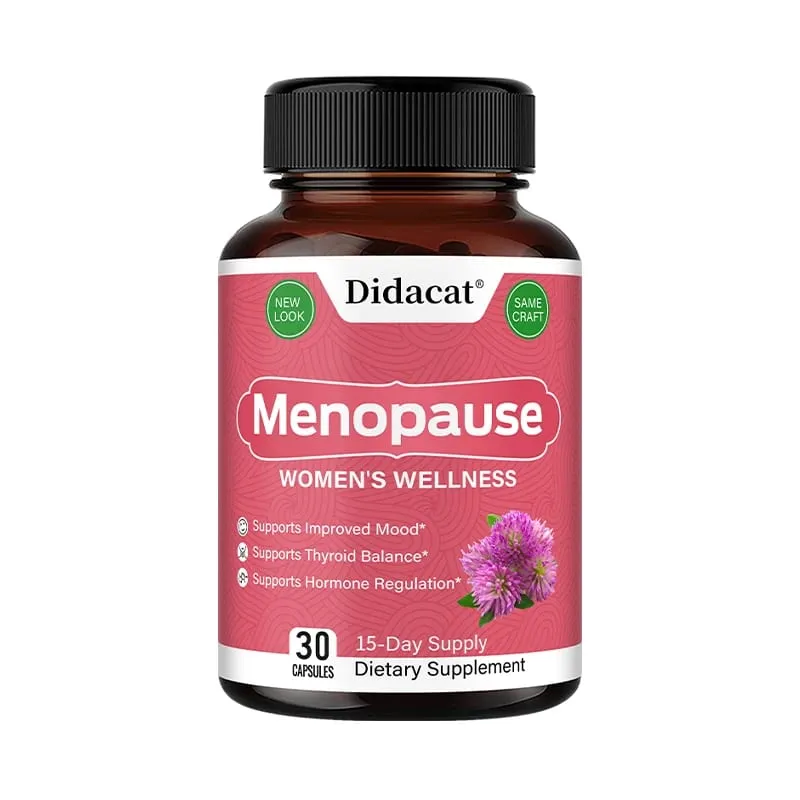 Menopause Relief Capsules - Improves Metabolism Support Weight Management Hot Flashes Night Sweats Mood Supplements for Women
