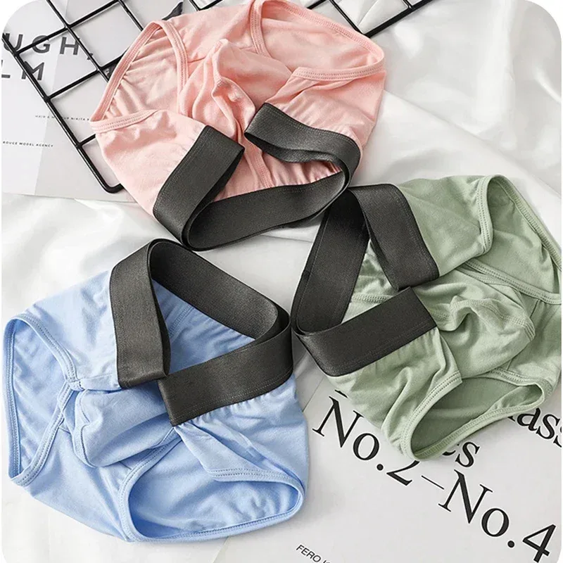 Men's Modal Briefs, Dual Separate Pouch Design, Ultra Thin Breathable High Stretch Underwear, Daily Comfort Wear