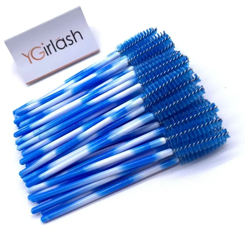 YGirlash 50Pcs Lash Swans Crystal Eyelash Applicator Μίας χρήσης Διαμαντένια λαβή Nylon Mascara Wands Brush Cosmetic Tools — image 16