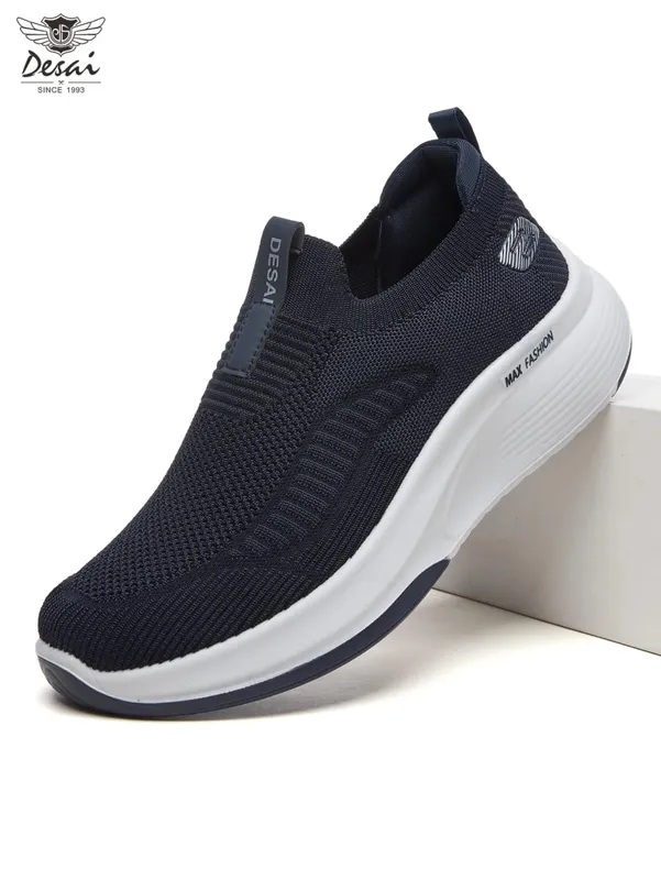 Ανδρικά πλεκτά slip-on πάνινα παπούτσια φαρδύ πλάτους Desai Max μαξιλαράκια για περπάτημα ελαφριά αναπνεύσιμα — image 8