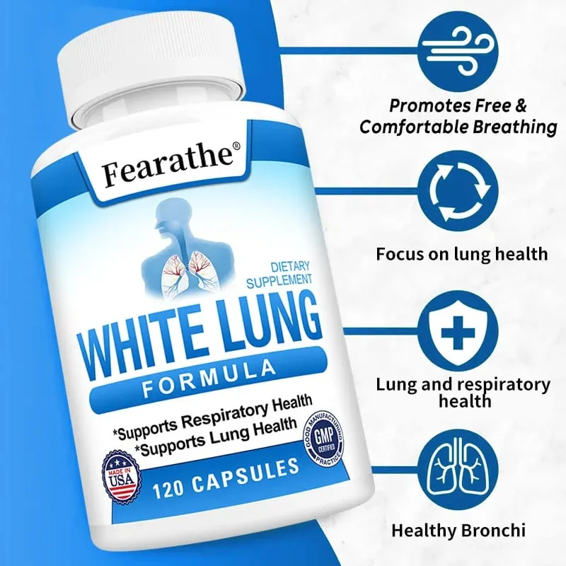 White Lung Capsules - Lung Cleanse & Detox Support Lung Health. Supports Respiratory Health — image 5