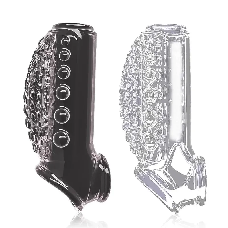 Penis Enlargement Sleeve Thickened Cock Ring Penis Extended Delay Time Sex Toys Lock Semen Adult Sex Products Penis Extension