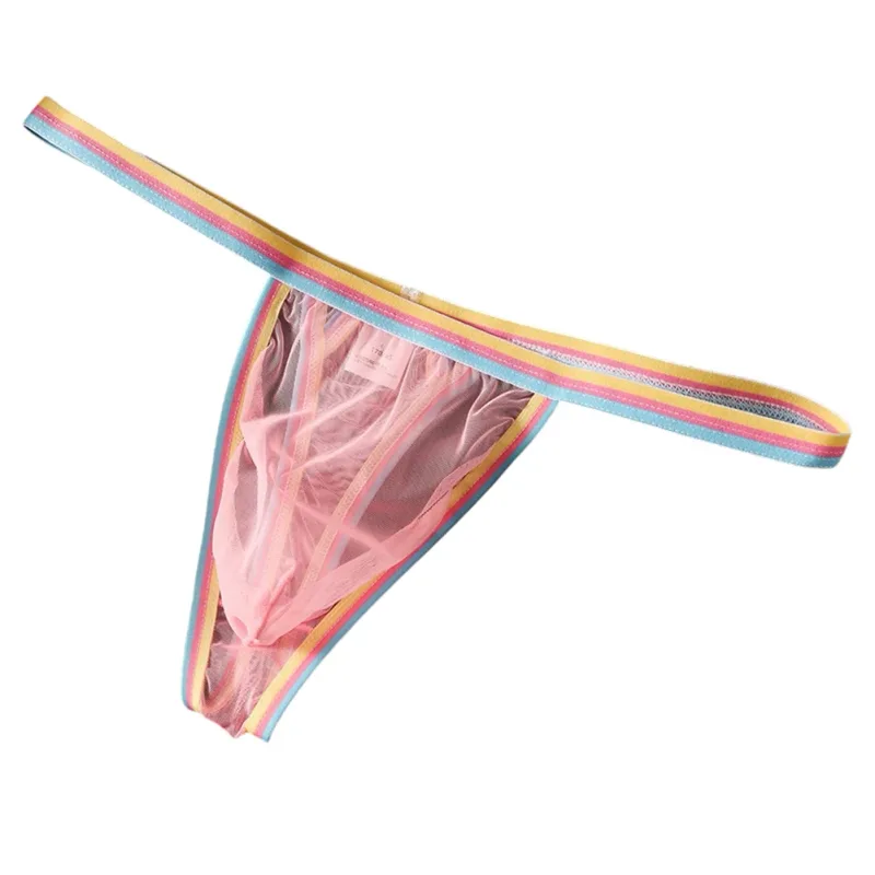 Men's Ultra-thin Mesh Briefs Underpants Man Sexy Underwear Breathable Ropa Interior Hombre Slips Quick Dry Bikinis Sissy Panties