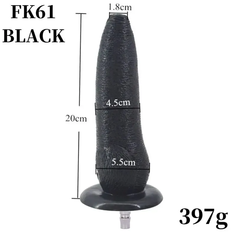 Szexgép Nagy fekete Műpénisz Quick Connector maszturbációs Vibrátor Valósághű műpénisz nőknek Tartozékok Szexjáték felnőtteknek