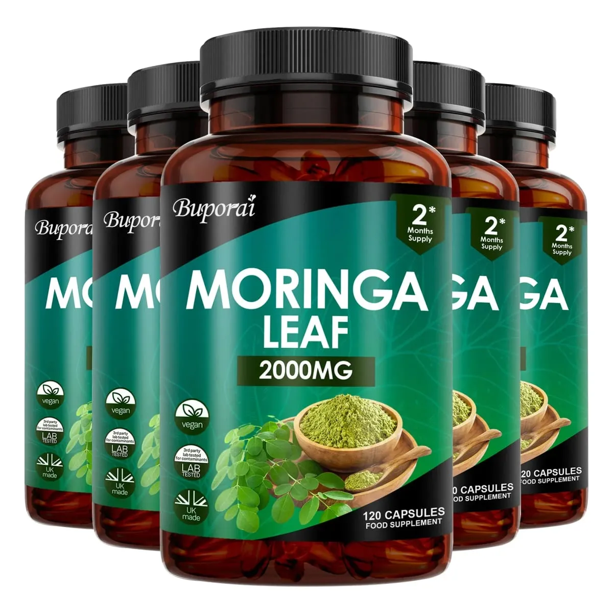 Moringa Leaf Capsules - Supports Digestive and Intestinal Health Antioxidants Nourishes Skin Improves Energy Levels — image 10