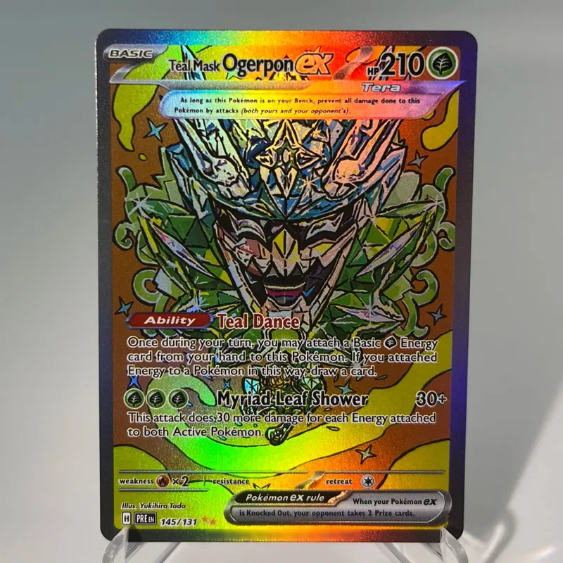 Prismatic Evolutions PKM Cards PTCG5-A GX Rainbow Umbreon Sylveon Leafeon ex Rare Collection Battle Toys Δώρα για χόμπι — image 8