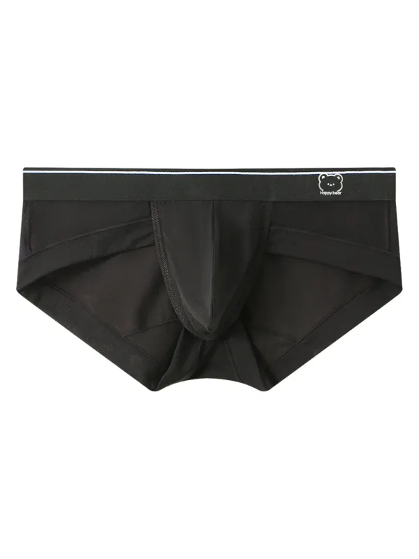 Light Sky Blue Ice Silk Men Low Rise Briefs Ultra Thin Mesh Breathable U Convex Pouch Soft Summer Cool Male Underpants — image 9