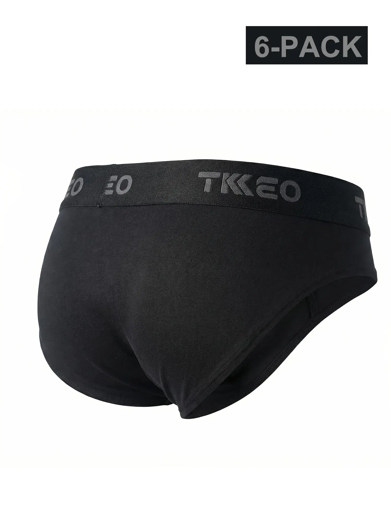 6-piece set of men's fashion underwear, high-quality briefs, breathable, soft and comfortable, moisture-wicking, quick-drying, large quantity pack — image 4