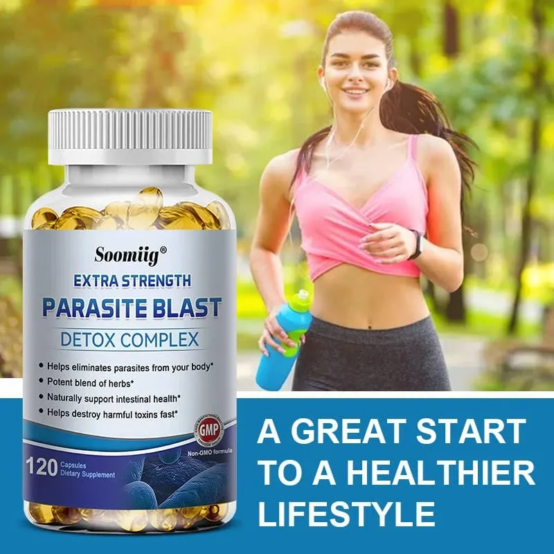 Parasite Blast - Bowel Cleansing Supplement Digestive Health Immune Health Parasite Removal and Improve Digestion
