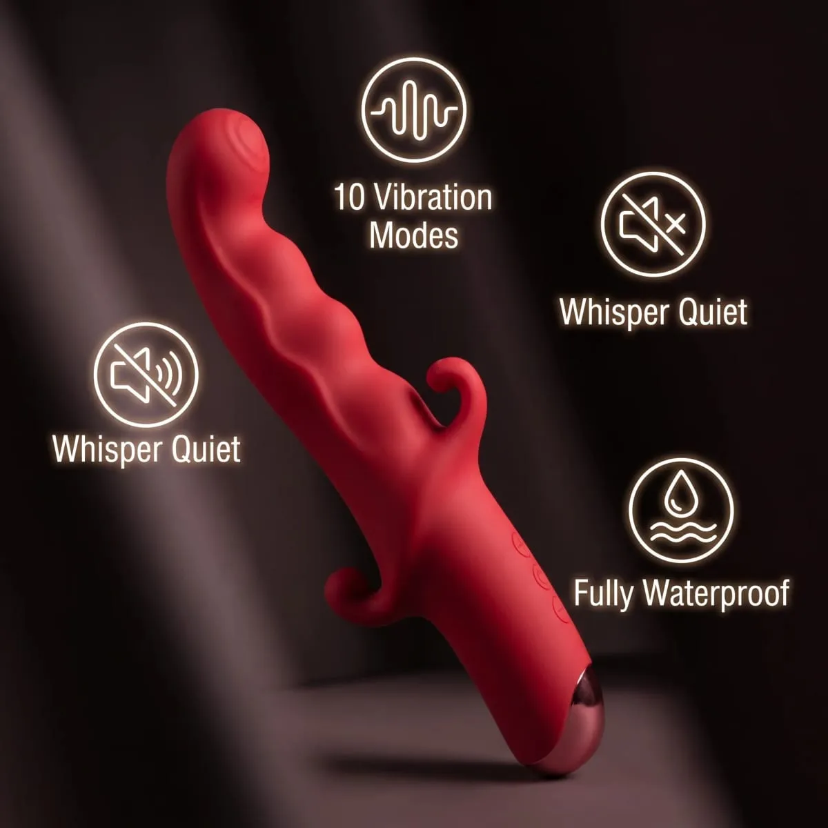 Ισχυρός δονητής Dildos AV Wand για γυναίκες 10 Λειτουργίες Clitoris Stimulator G Spot Κόλπος μασάζ Γυναικείο Αυνανιστής Παιχνίδια σεξ ενηλίκων — image 6