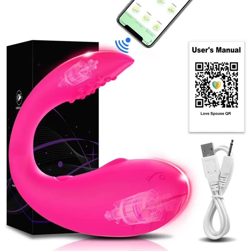 אלחוטי Bluetooth G Spot Vibrator נשים דגדגן ממריץ תחתונים לבישים לנשים ויברטור ביצת אהבה צעצועי מין רוטטים למבוגרים