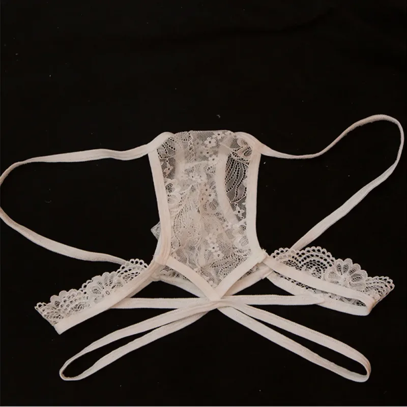 Men Sexy G-String Underwear Sexy Tоy Mens See Through For Lingerie Lace Femboy Bulge Pouch Low Rise Thong Summer Men's Panties