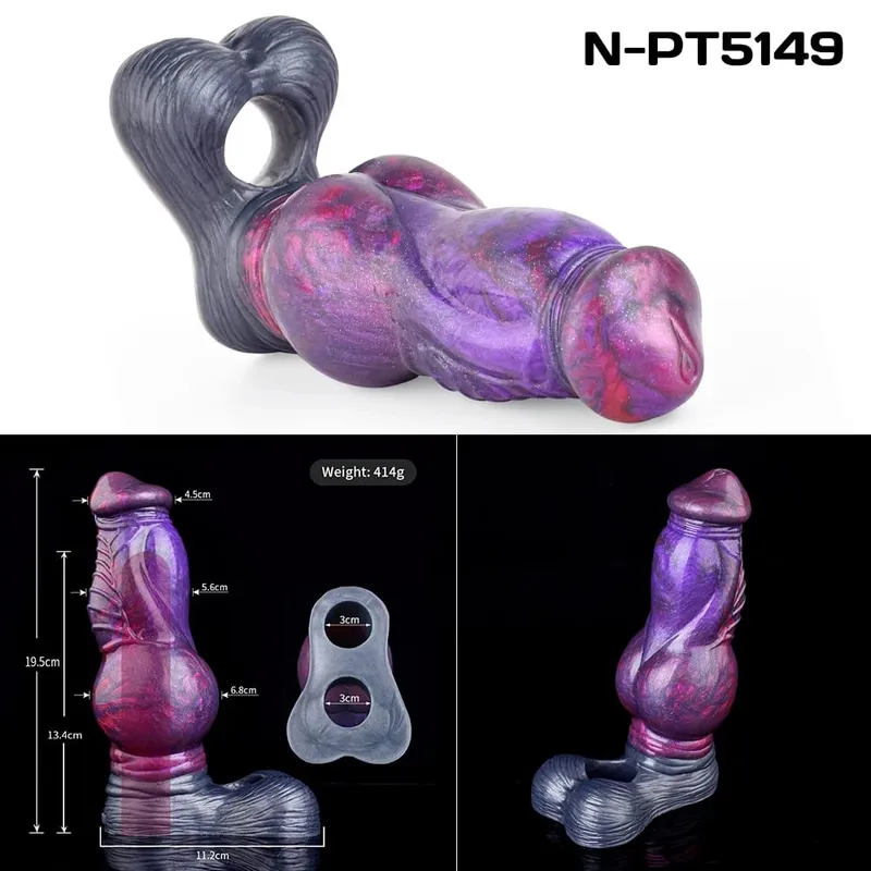 Több típusú, nyitott végű Fantasy üreges műpénisz, szilikon kakashüvely férfi péniszhüvely leesésgátló gyűrűvel, felnőtt szexjátékok 18+