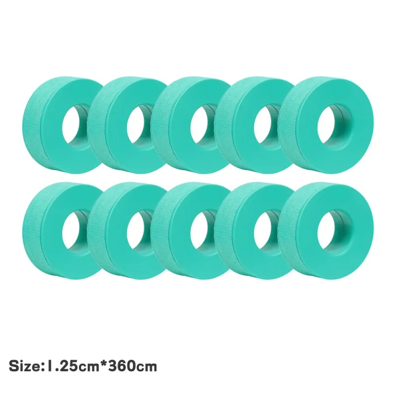 5/10Rolls Silicone Gel Tape for Lash Extensions Non-Woven Breathable Sensitive‑Skin Under‑Eye Patch Lash Tape Makeup Tool Supply