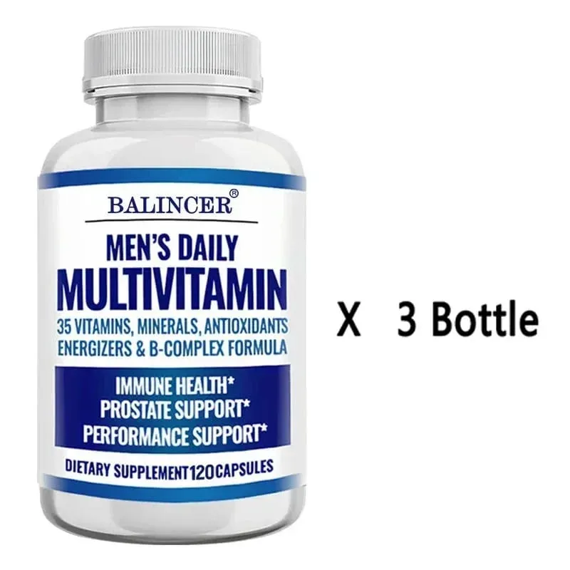 Multivitamin Supplement for Men – Provides Cognitive Brain Health Energy and Stamina and Muscle Mass