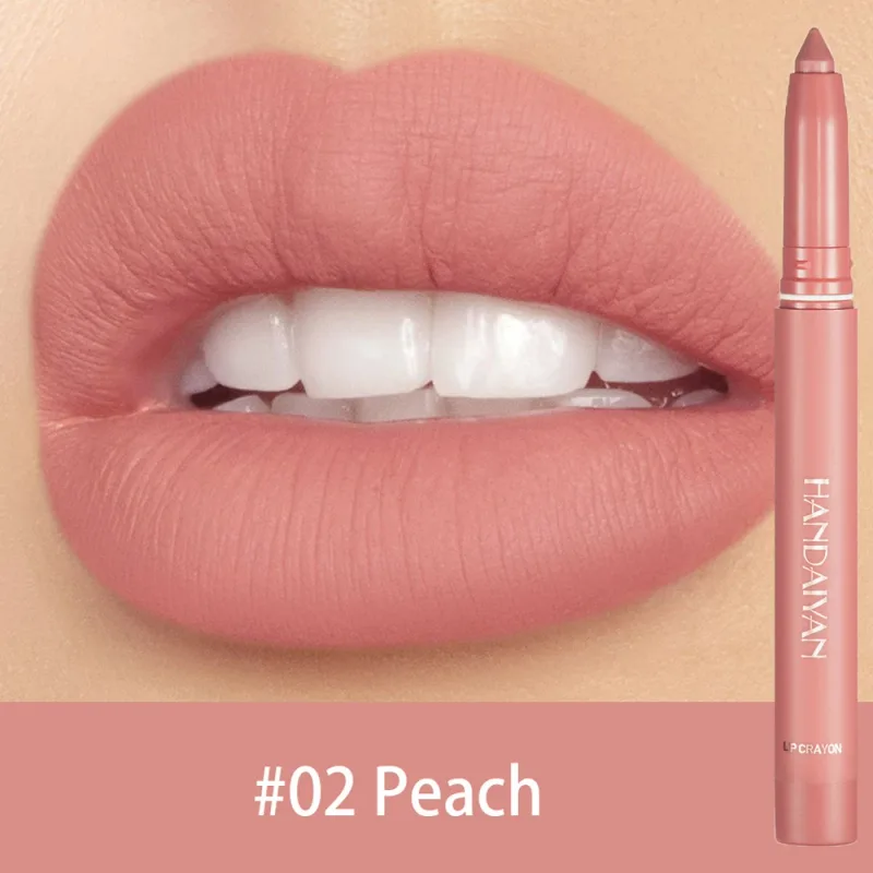 Waterproof Cherry Red Matte Lipstick Sexy Lipliner Pencil Plumping Stain Natural Nude Pink Lip Liner Outline Lips Contour Makeup — image 2