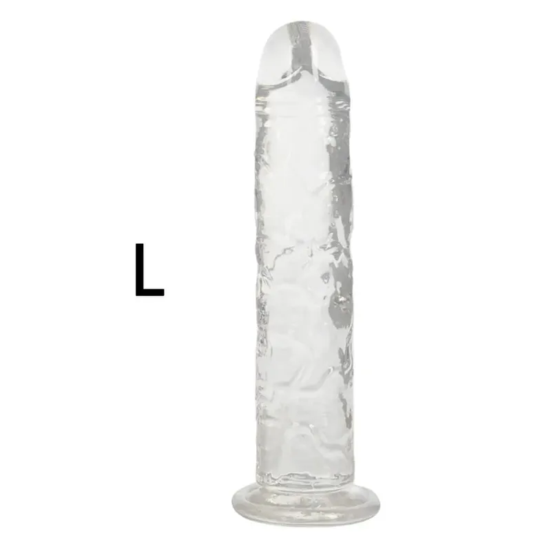 KWD Erotic Soft Jelly Dildo Anal Butt Plug Realistic Strong Suction Cup Adult Toys G-spot Orgasm Big Penis Sex Toys For Woman