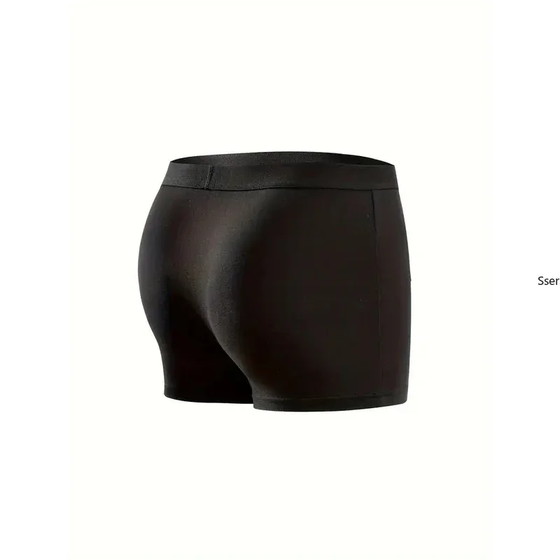 10PCS Men's Underwear Black Color Men Underpant High Stretch Boxer Shorts Sexy Men Panties Plus Size L-4XL Breathable Men Boxer — image 3