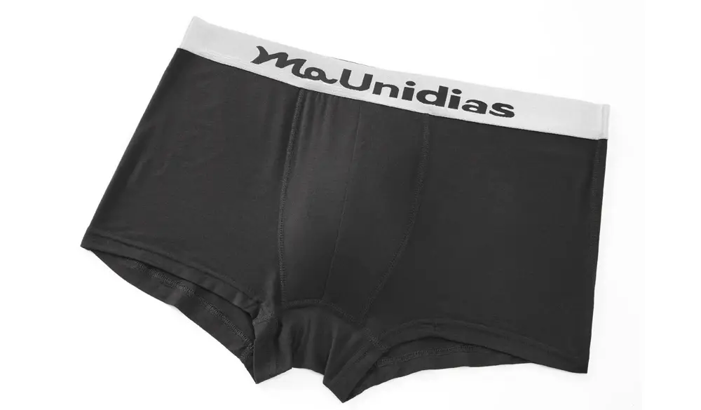 3 Pieces Bamboo Fiber Men's Panties Letter Waistband Boxer Briefs Solid Color Boxers Underwear For Man Classic Men Underpants — image 3