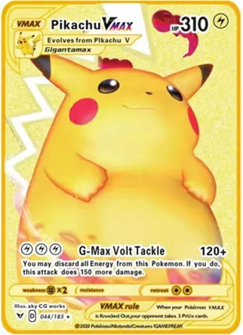 Αγγλική έκδοση Pokemon Metal Card Anime Figure Pikachu Charizard Mewtwo Battle Trading Game Collection Cards Model Toy Gifts — image 20