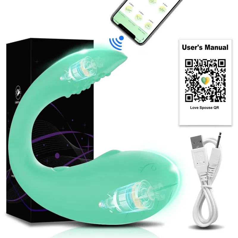 אלחוטי Bluetooth G Spot Vibrator נשים דגדגן ממריץ תחתונים לבישים לנשים ויברטור ביצת אהבה צעצועי מין רוטטים למבוגרים
