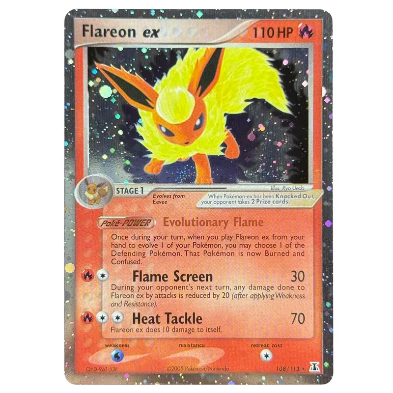 Κάρτες μεσολάβησης Ολογραφικά Emerald Cacturne Rayquaza Hidden Legends Kyogre Crystal Guardians Alakazam Star Flareon Metagross — image 18