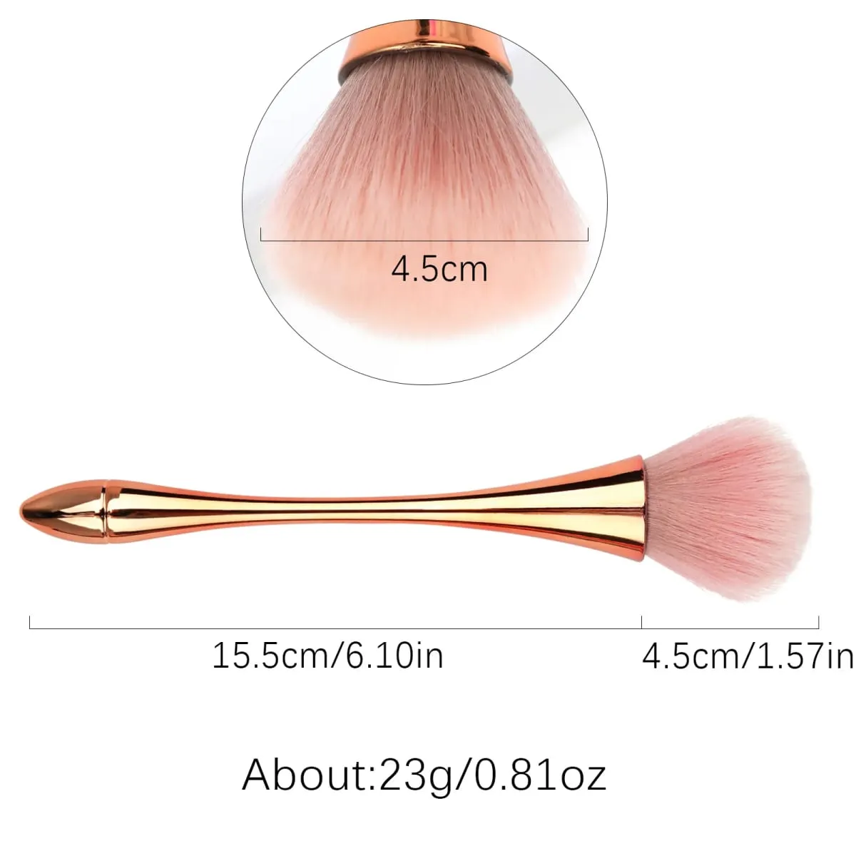 1Pc Fashionable Nail Art Dust Brush Perfect for DIY Nails Reusable Makeup Brushes Wholesale