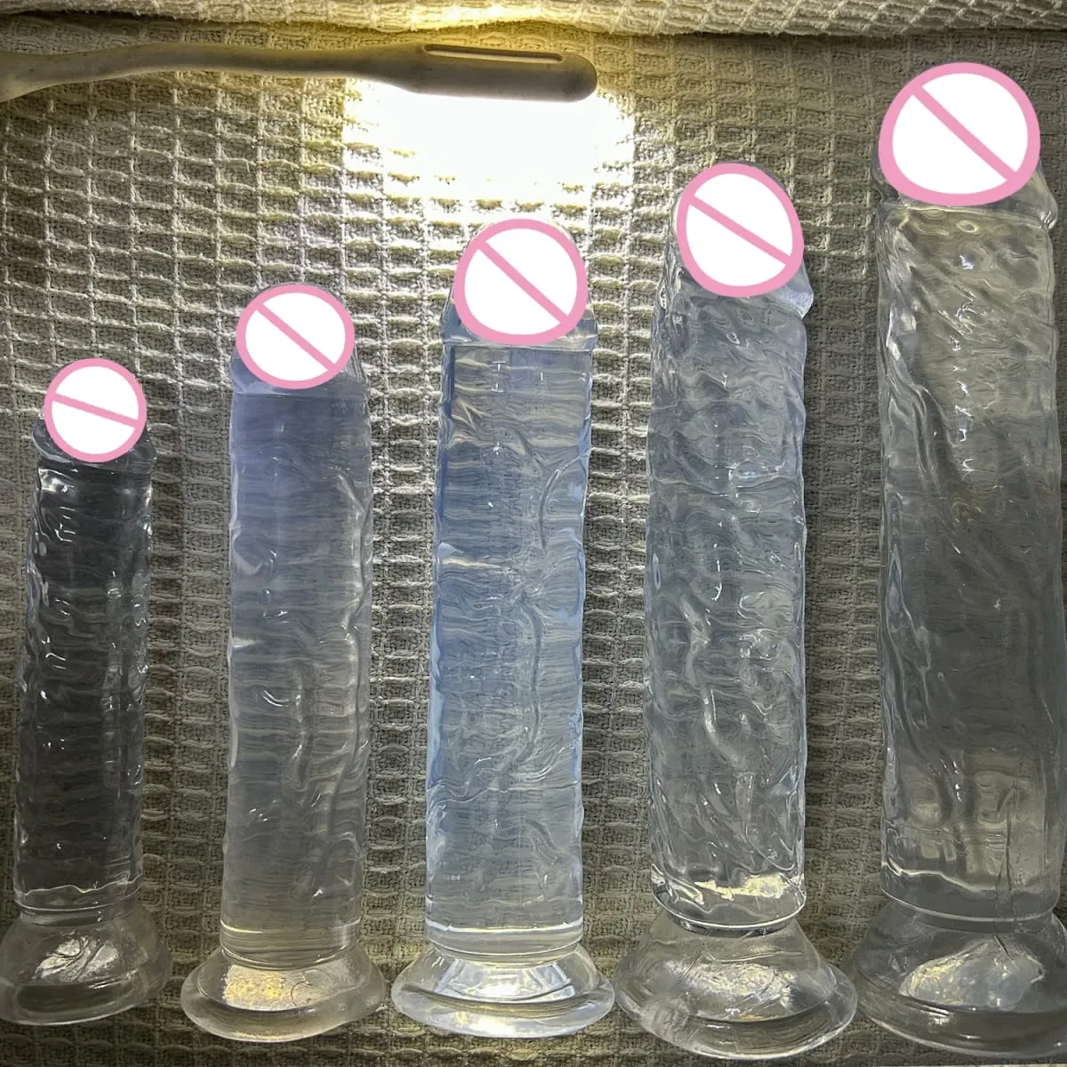 Cheap 5 Colors Small Transparent Dildo Suction Cup Jelly Dick Women Erotic Anal Sex Toys Soft Clitori Vaginal Masturbators Penis — image 6