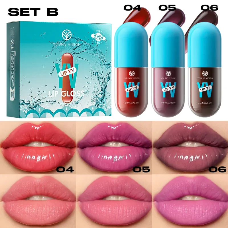 Mini Velvet Matte Lip Gloss Set 3 τμχ/4 τμχ Αντικολλητικό Κύπελλο που δεν ξεθωριάζει με μακράς διαρκείας απόχρωση χειλιών με άρωμα φρούτων Απαλό και ελαφρύ — image 8