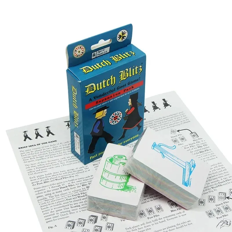 Dutch Blitz The Original Fast Paced Card Game Contains 160 Card Quick And Easy To Learn Great Family Game For Everyone For 2