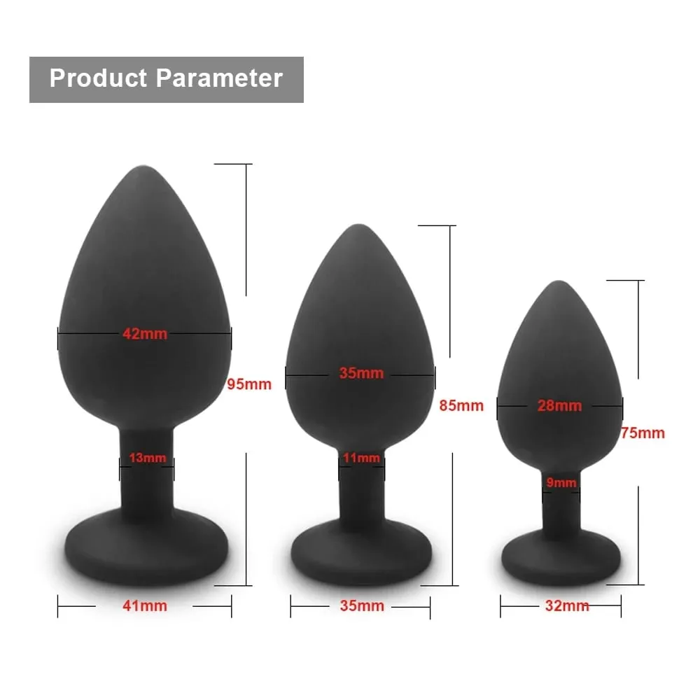 Prostate Massager Anal Butt Plug Anus Expandable Sex Toys for Men/Women Anal Trainer Bullet Buttplug Erotic Accessories Couples — image 2