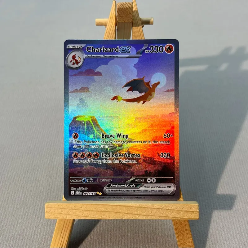 MEW PTCG13-003 Tcg proxy PKM Cards Charizard ex Bulbasaur Charmeleon Rare Collection Battle Toys Δώρα για χόμπι στο σπίτι — image 20