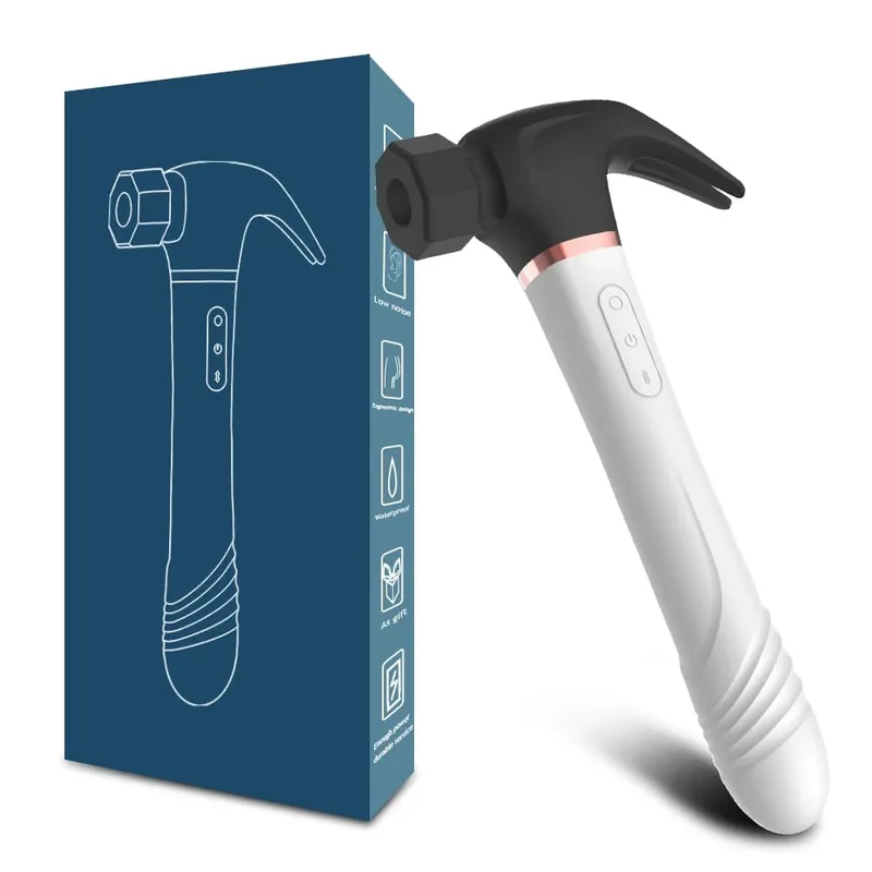 Σφυρί κλειτορίδα πιπιλιστικό δονητής Clitoris G-Spot Massager Θηλή που γλείφει τον κόλπο του πρωκτού Αναδιπλούμενο Dildo Γυναικείο σεξ παιχνίδι — image 13