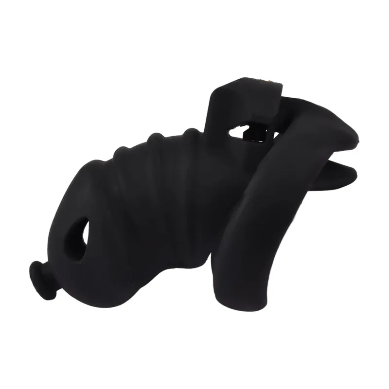 Jaula de silicona para pene masculino, cinturón de castidad, consolador con bloqueo para pene, Juguetes sexuales antiescape para hombres, accesorios eróticos — image 11